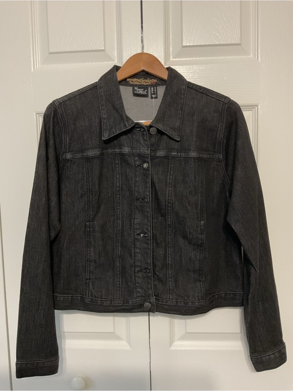 Women with Control Blackwash Denim Jacket